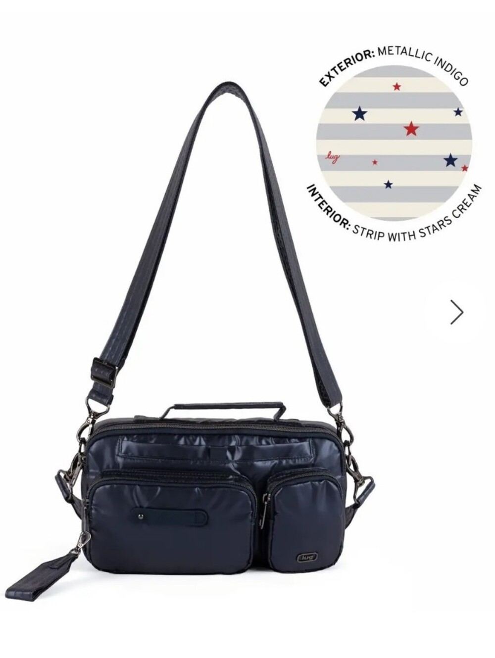 Lug Switcheroo SE Crossbody Bag - Metallic Indigo